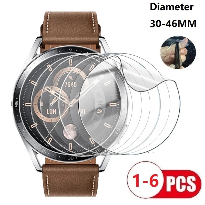 Motorola Smartwatch Accessories - Universal ป้องกันฟิล์มนุ่มสําหรับรอบนาฬิกาเส้นผ่านศูนย์กลาง 35 36 37 30