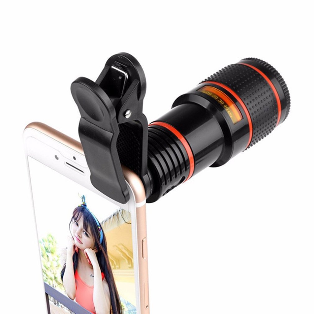 Smartwatch X12 - เลนส์เทเลโฟโต้สำหรับโทรศัพท์มือถือ Hot Telescope 8,12 เท่า ภาพคมชัดระดับ