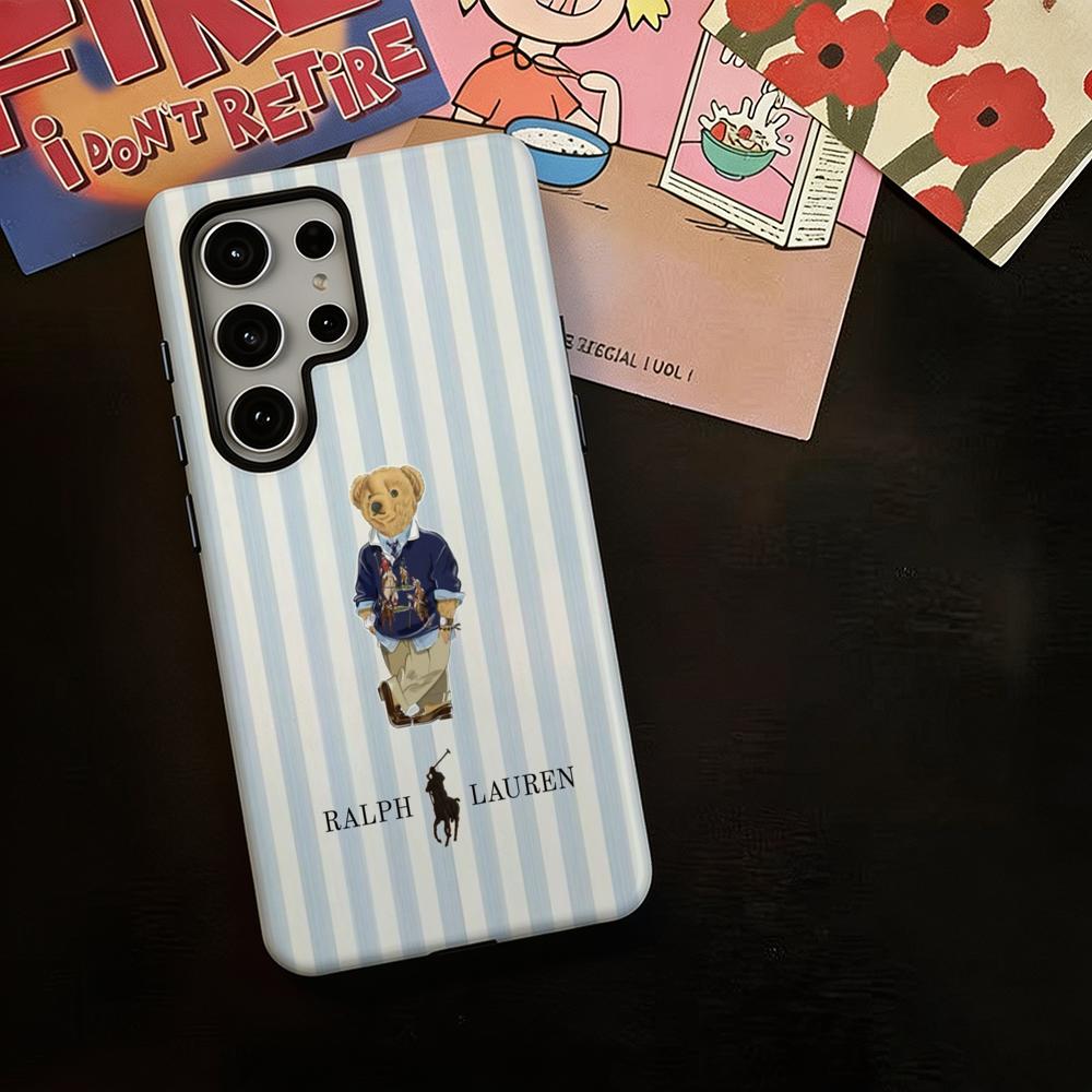Samsung Galaxy S24 - เคสโทรศัพท์ลายโลโก้ P-POLO ของ Fashion U.S. สำหรับ