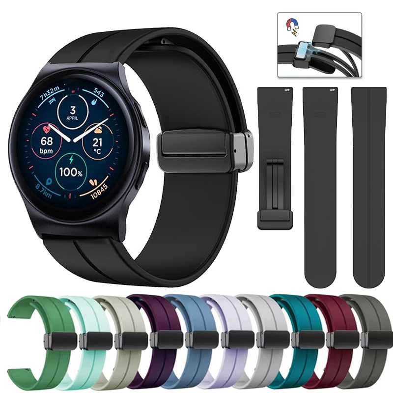 Motorola Smartwatch Accessories - 20 มม.22 มม.สายซิลิโคนอ่อนนุ่มสำหรับโมโตโรล่า โมโต วอทช์ 120