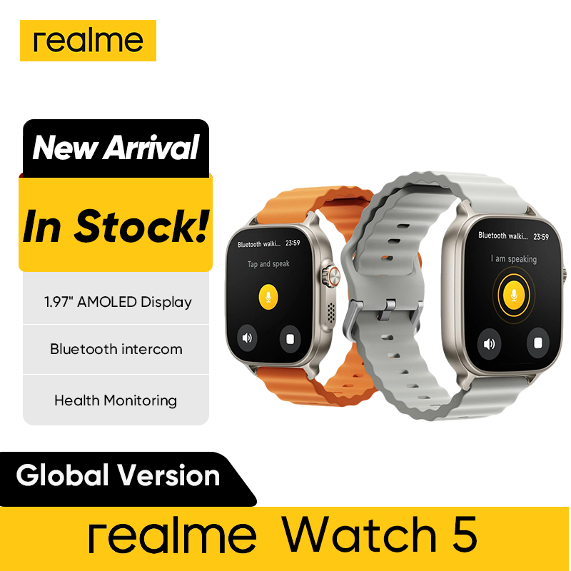 Smartwatch X2 - realme watch 5 รุ่น Global หน้าจอ