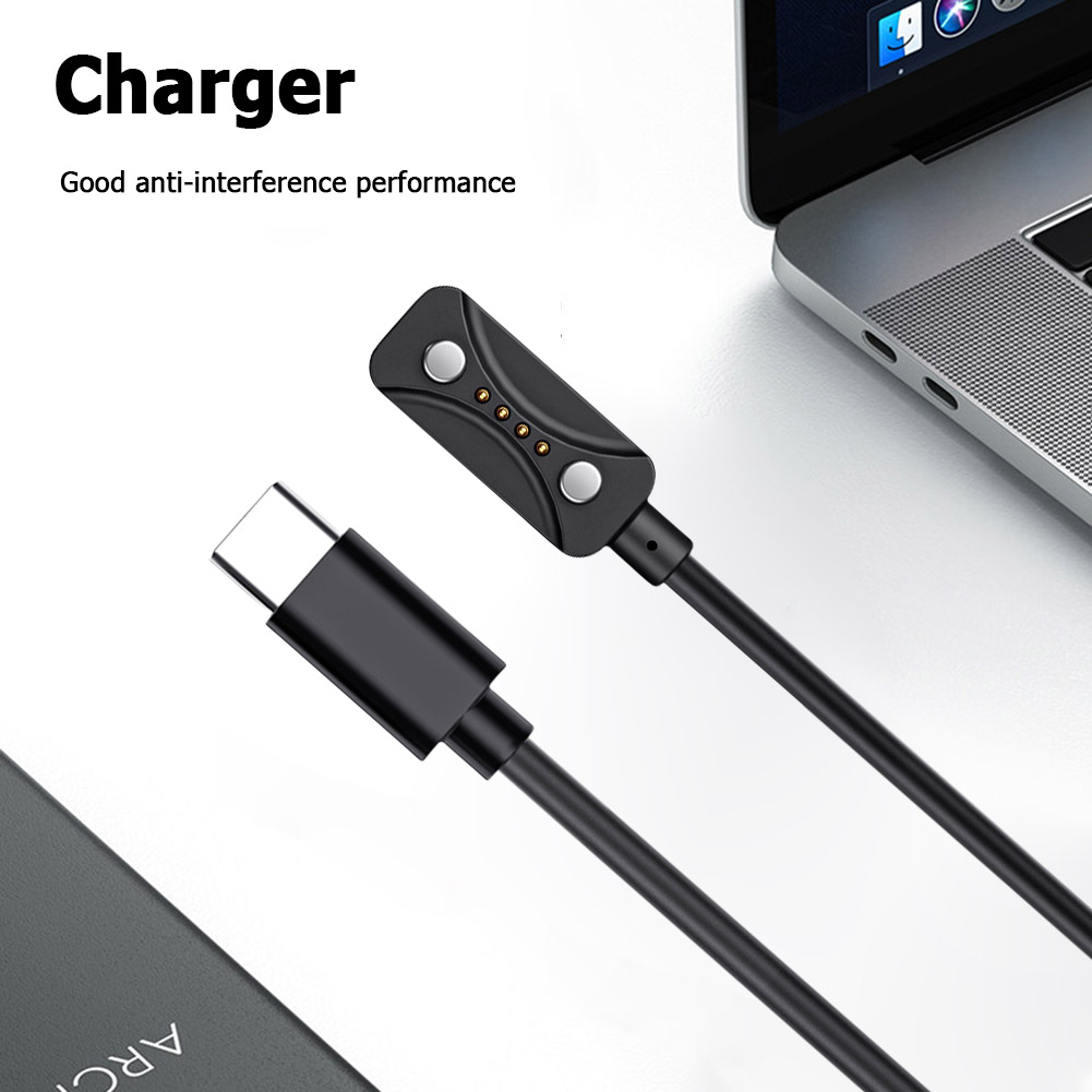 Smartwatch X2 - USB C สายชาร์จ 1M อะแดปเตอร์ไฟฟ้าแบบพกพาสมาร์ทวอทช์แท่นชาร์จอะแดปเตอร์สำหรับโพลาร์ อิกไนท์