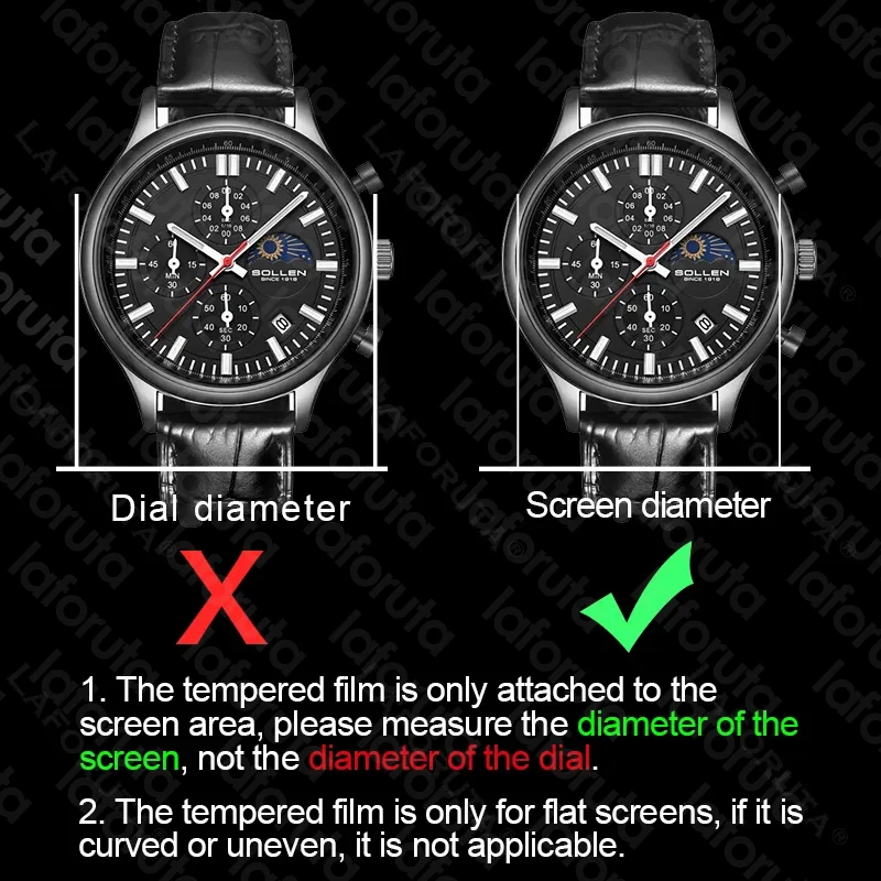 ทุกขนาดรอบนาฬิกากระจกนิรภัยป้อ - Motorola Smartwatch Accessories บทวิจารณ์และราคา