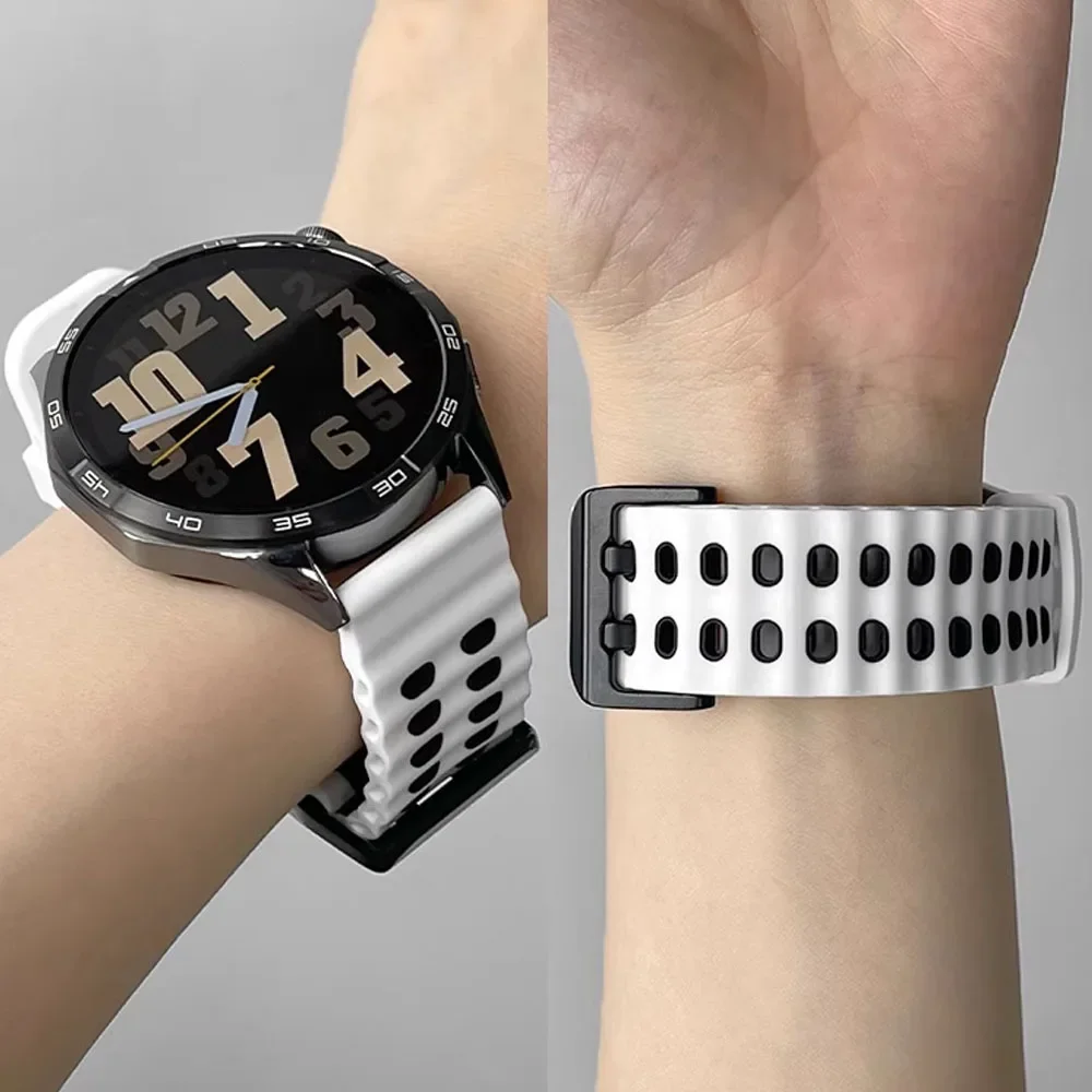 สายซิลิโคนสองสี ระบายอากาศได้ด - Motorola Smartwatch Accessories บทวิจารณ์และราคา
