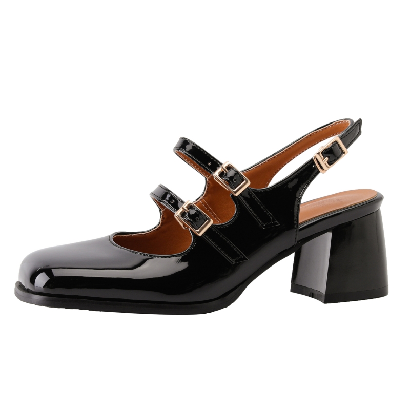 Elegant Women's รองเท้าส้นสูง  - Leather Classic Strap บทวิจารณ์และราคา