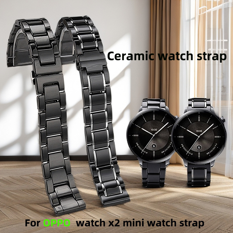 18 มม.แฟชั่นผู้หญิงนาฬิกาเซราม - Smartwatch X2 บทวิจารณ์และราคา