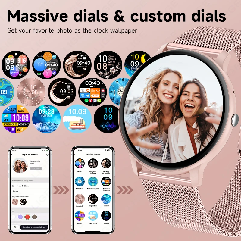 นาฬิกาอัจฉริยะ LIGE รองรับการโ - Smartwatch Custom บทวิจารณ์และราคา