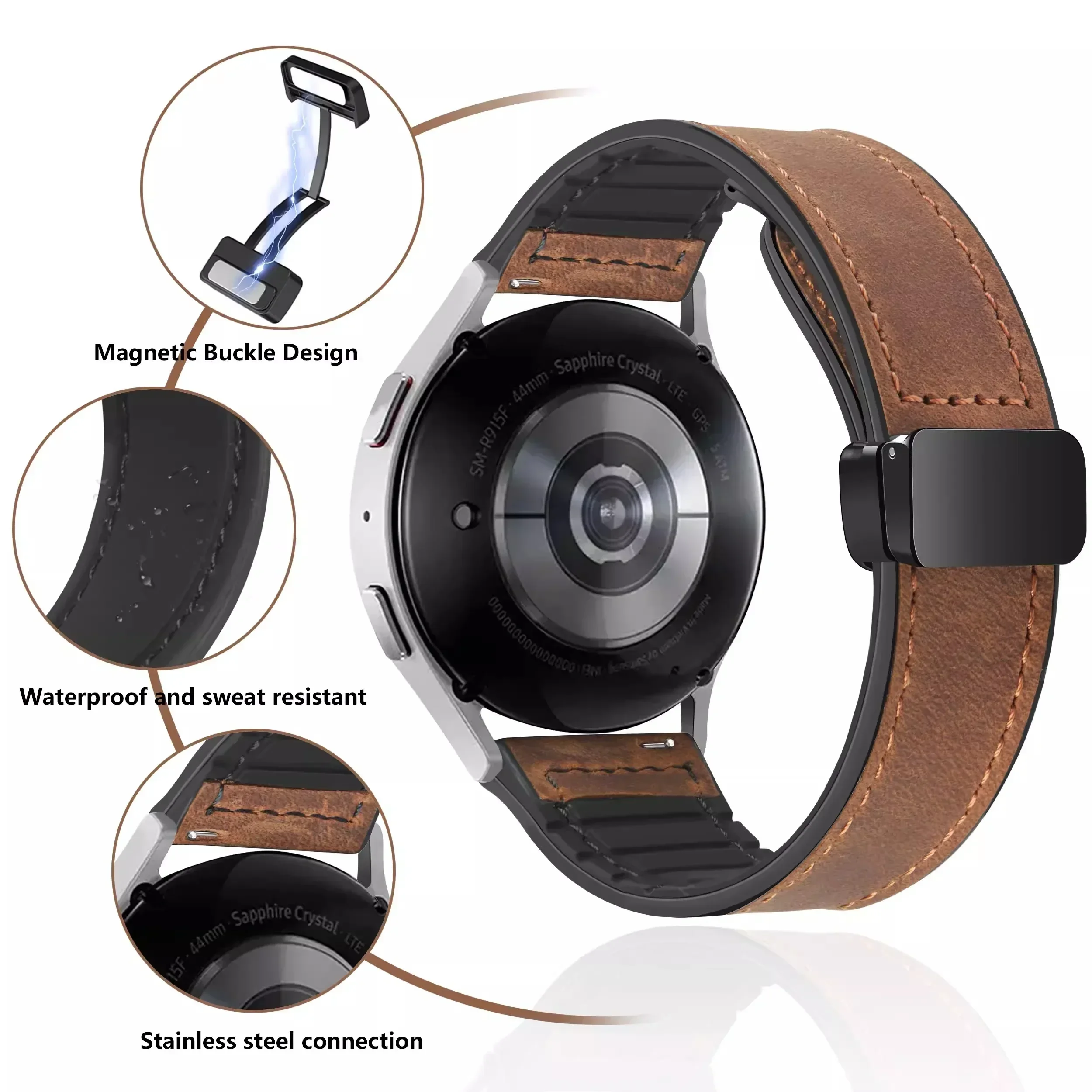 สายหนังนุ่มสำหรับโมโตโรล่า โมโ - Motorola Smartwatch Accessories บทวิจารณ์และราคา