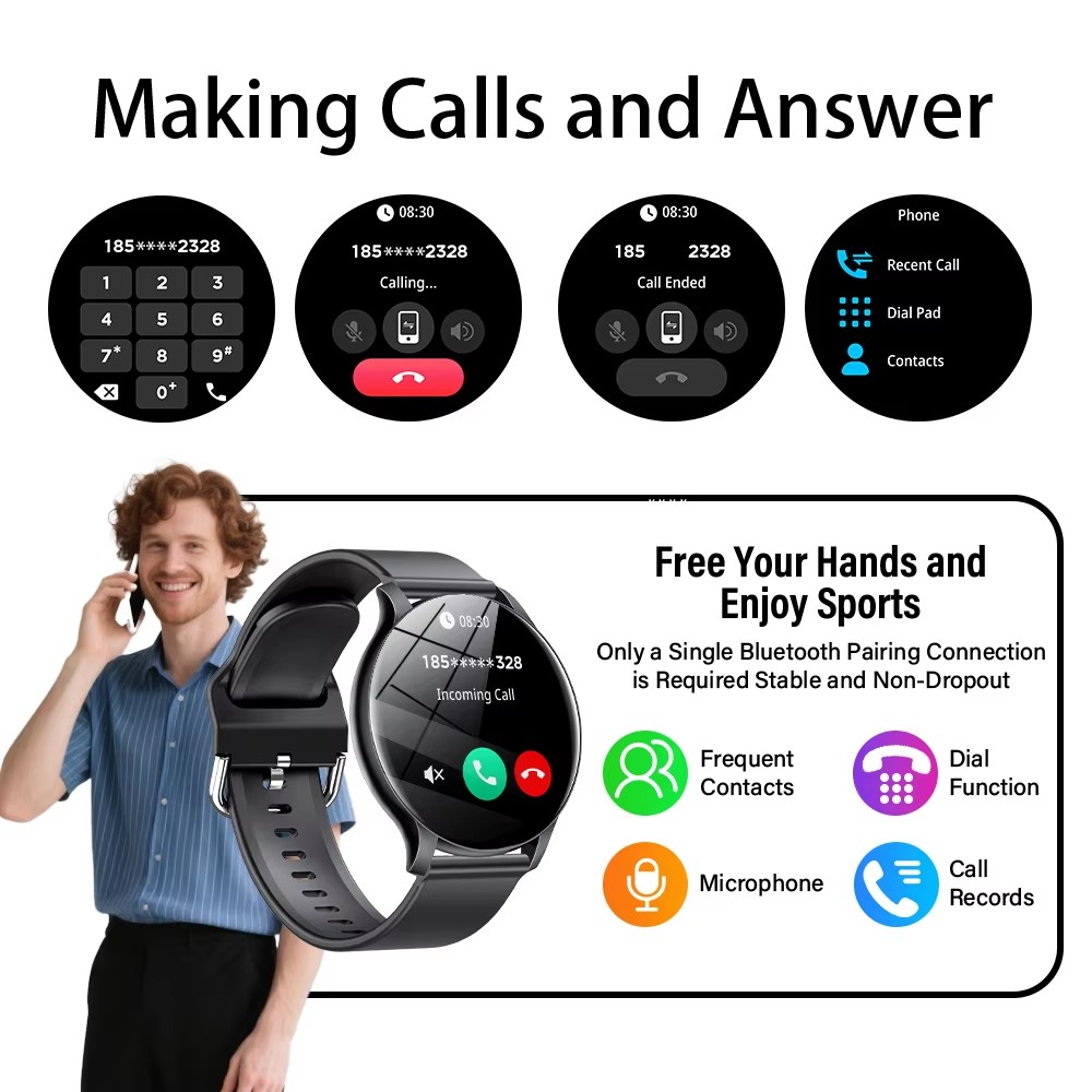 2025 ใหม่สมาร์ทวอทช์วัดอัตรากา - Smartwatch Custom บทวิจารณ์และราคา