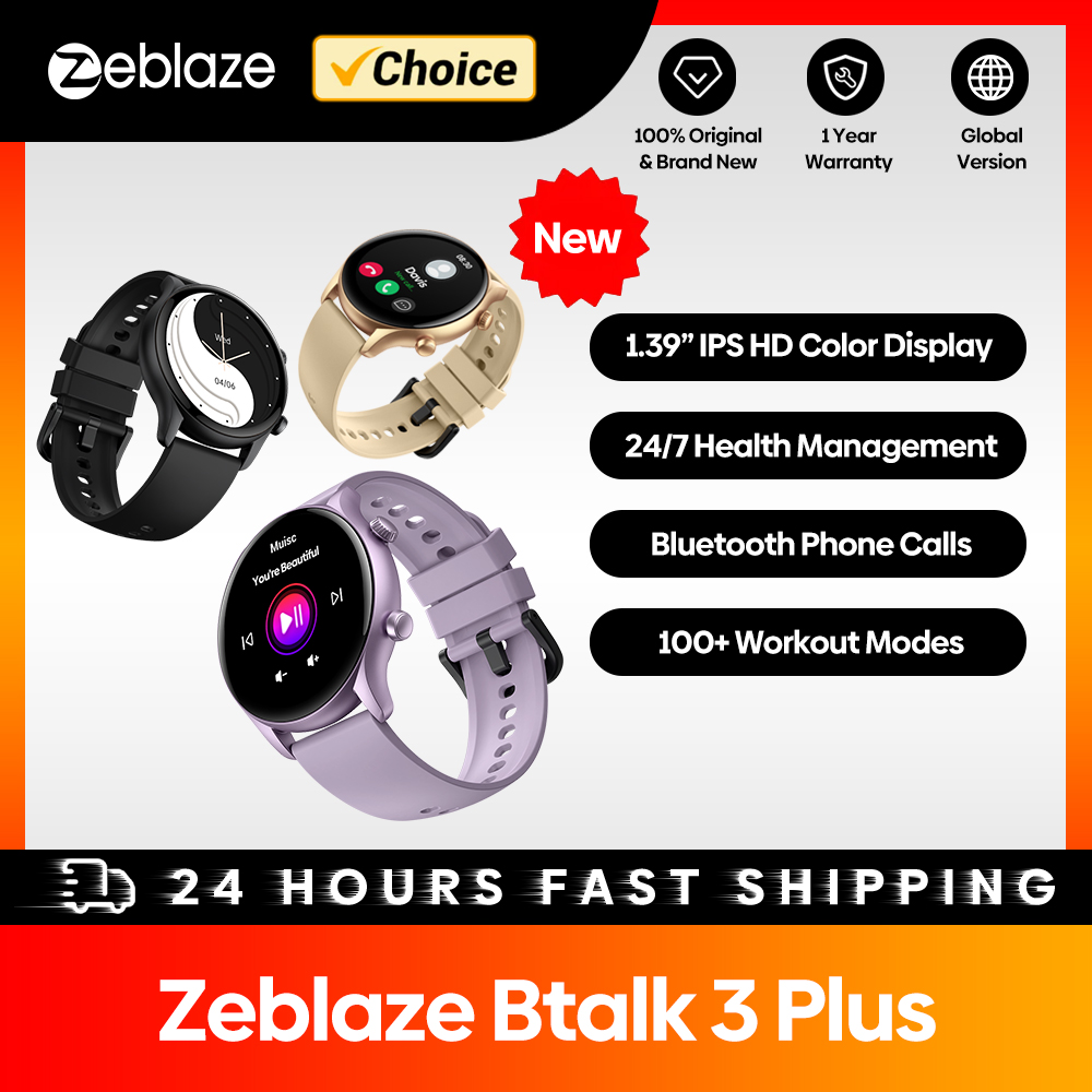 ใหม่ Zeblaze Btalk 3 Plus โทรด - Smartwatch X12 บทวิจารณ์และราคา