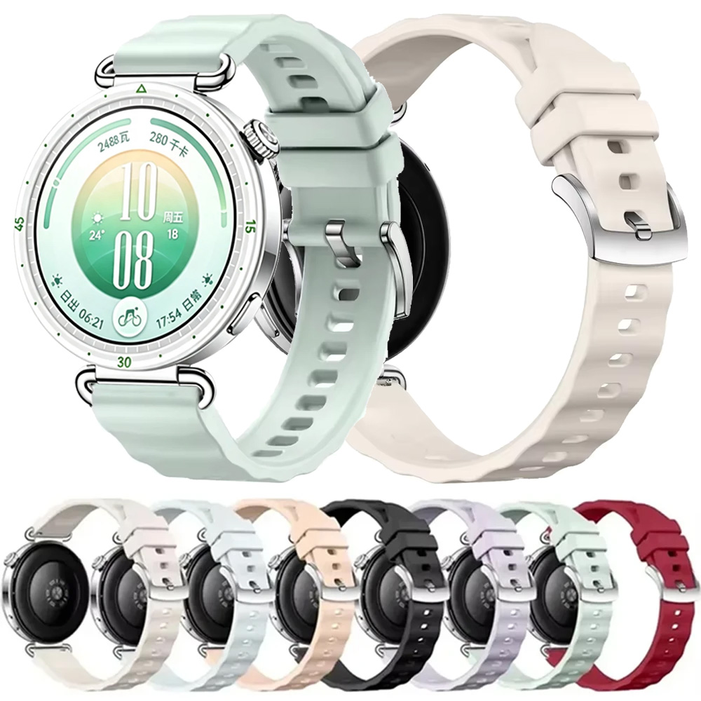 สายซิลิโคนลายคลื่นขนาด 18 มม.  - Smartwatch X2 บทวิจารณ์และราคา