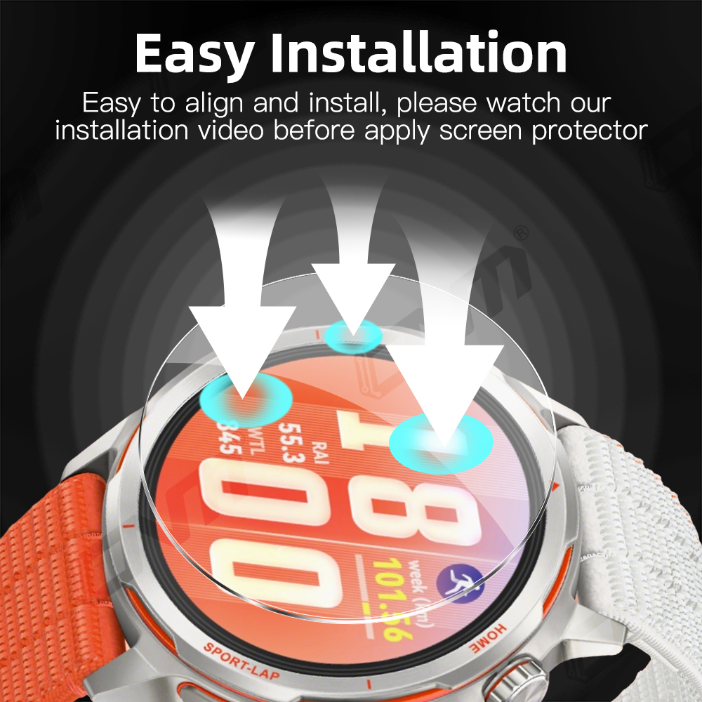 กระจกนิรภัย 9H สำหรับนาฬิกาหัว - Titan Smartwatch Accessories บทวิจารณ์และราคา