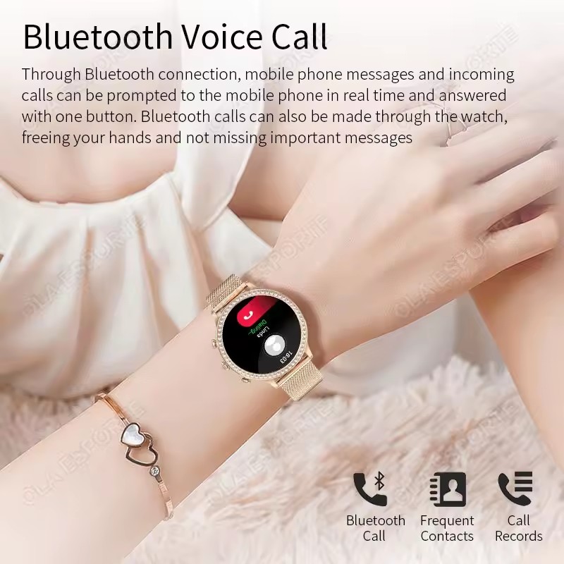 สมาร์ทวอทช์สำหรับผู้หญิง ดีไซน - Smartwatch X12 บทวิจารณ์และราคา