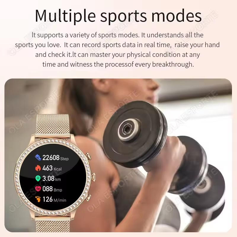 สมาร์ทวอทช์สำหรับผู้หญิง ดีไซน - Smartwatch X12 บทวิจารณ์และราคา